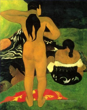 ポール・ゴーギャンのヌードを入浴するタヒチの女性たち Oil Paintings